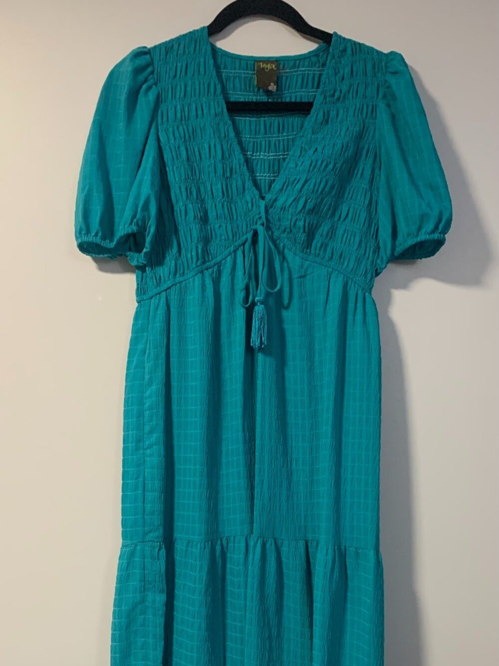 Taylor boho tiered smocked dress